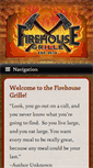 Mobile Screenshot of firehousegrille.net