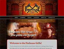 Tablet Screenshot of firehousegrille.net
